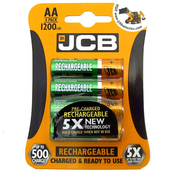 JCB Rechargeable batteries